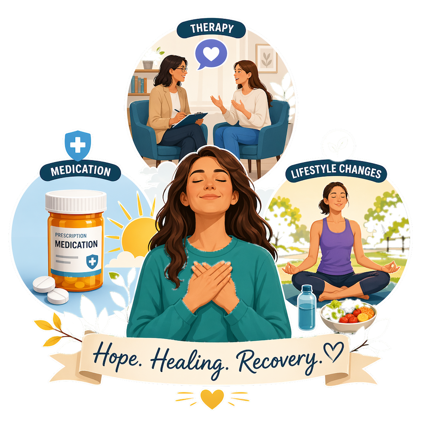 anxiety treatment optionsanxiety disorders