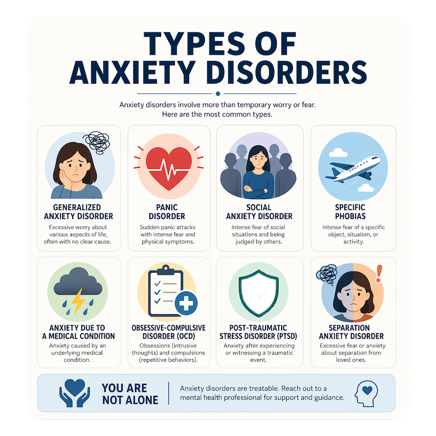 anxiety treatment optionsanxiety disorders
